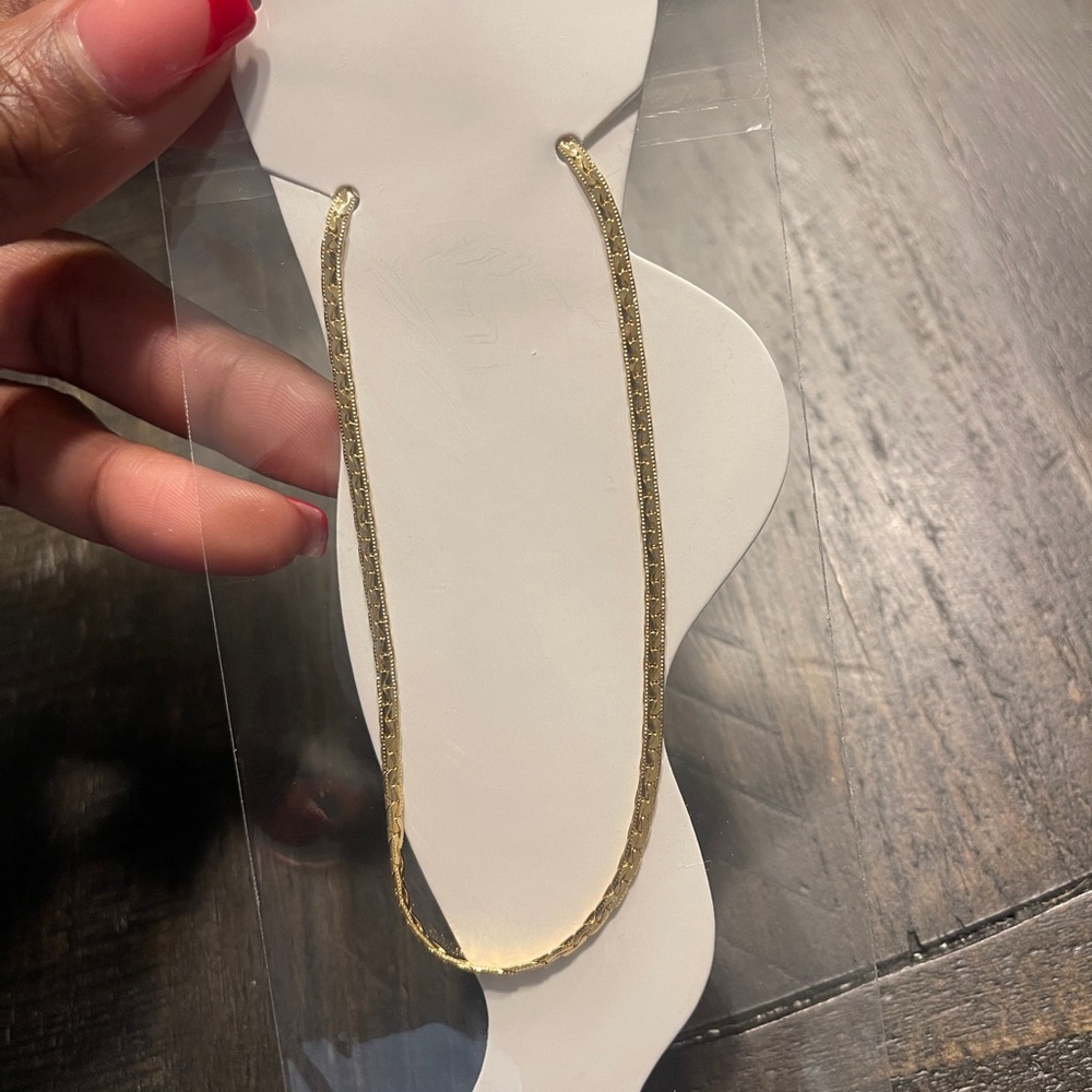 14K Gold Rope Anklet - Picture 2 of 3